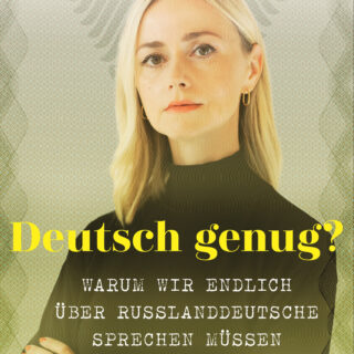 Das Buchcover von "Deutsch genug?" mit der Autorin Ira Peter